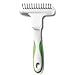 Andis 65735 Flexible Single Row Dog Brush - Removes Unwanted Shedding Hair with 360 Rotating or 13 Long Teeth - Promotes Healthy Skin & Glowing Coat - Ideal for Small to Medium Dogs - White