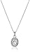 Amazon Collection Sterling Silver and Gemstone Pendant Necklace and Earrings Jewelry Set