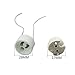 Qich a set of 20pcs MR16 MR11 GU5.3 G4 Base Socket Wire Connector Halogen LED Bulb Holder