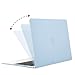 Mosiso Plastic Hard Case Cover for MacBook 12 Inch with Retina Display Model A1534 (Version 2017/2016/2015) - Airy Blue