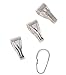 5pcs x Sterling Silver Pendant Bail Snap Open Bail Connector 8x5mm #ss195