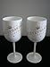 1 x New Moet Chandon Glass 2015 Ice Imperial White Acrylic Champagne Glas by Moet