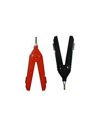 AST Labs Kelvin Clip Fine Tip chapado en oro para medidor LCR grande 1 par