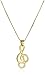 Amazon Collection Sterling Silver Musical Note Pendant Necklace, 18