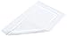 Pinzon Luxury Banded Bath Mat, White