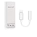 3.5 mm Headphone Jack Adapter, ZENVAN Best Connector for iPhone X/iPhone 8/8 Plus/iPhone 7/7 Plus/iPad, Support Music Control & Calling Function (iOS 10.3 or Later) - White