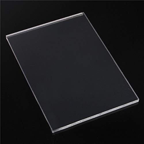 Twinkling Parrots Transparent Acrylic Sheet Multipurpose for Craft, Fish Tank | Square | 2mm | 12 Inch x 12 Inch | Pack of 1 | Clear | Plexiglass | Glass Painting | Window Glass | Aquarium Partition |