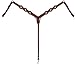 Weaver Leather Stacy Westfall Showtime Scalloped Breast Collar, Brownthumb 1
