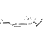 Diamond Eye K4110A-RP Diesel Exhaust 4" Cat Back Aluminized - No Muffler Duramax