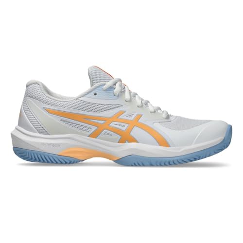 ASICS Women's Game Ff PadelSneaker, White Orange Glow, 3 UK at Amazon