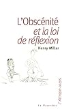 L'obscenite et la loi de réflexion by 