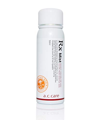 A.C. Care RX Moist Facial Spray Essence For Acne Pimple Trouble Sensitive Skin Instantly Hydrates Skin Care with Bee Venom, Royal jelly, Tea tree and Rosemary Extracts 1.69 fl oz / 50ml