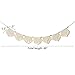 Mkono Macrame Woven Wall Hanging Fringe Garland Banner Bohemian Wall Decor Woven Home Decoration for Apartment Bedroom Living Room Nursery, 5