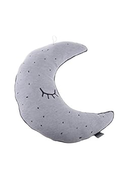 YOIL Mondform leuchtendes Kissen Baby Warm Spielzeug Home Dekoration