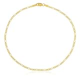 14k Yellow Gold 1.9mm Figaro Chain - 10