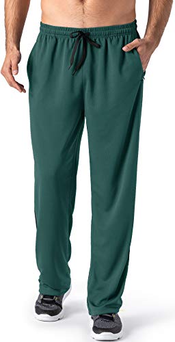 Tacvasen Trainingsbroek voor heren, lichte broek, voor fitness, joggingbroek, workout losse fit, sportbroek met zakken - Image 3