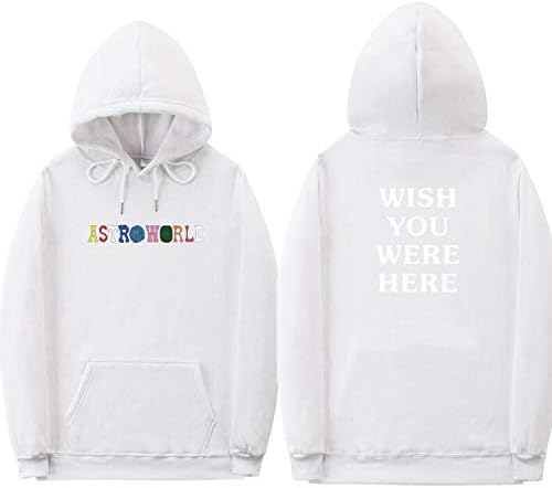 jackmimi Travis Scott Astroworld Hoodies Letter Print Hoodie Streetwear Man and Woman Pullover Sweatshirt,