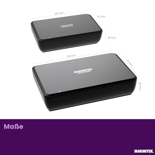 Marmitek Speaker Anywhere 650 - Marmitek Audio Transmitter for Speakers - Digital Latency-Free Transmission - Wireless Surround Speaker Connection - Connect Two Speakers Wirelessly