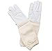 Children Goatskin Leather Beekeeper's Glove with Long Canvas Sleeve & Elastic Cuff (Medium)