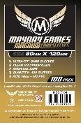 Mayday Games - 100 Magnum Gold Ultra-Fit Sleeves - 80 x 120mm for Dixit and more