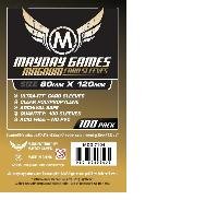 Mayday Games - 100 Magnum Gold Ultra-Fit Sleeves - 80 x 120mm for Dixit and more