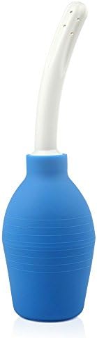 XISE 10 Ounces Capacity Top Superior Flexible Pipe Cleansing Tool Intestinal Cleaner Enema Bulb Syringe Douche Personal Cleansing Douche Bulb with Thin Tip