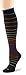Sockwell Women's Circulator Moderate Graduated Compression Sock, Black Stripe - S/M