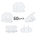 Baby Proofing Outlet Covers, PRObebi Outlet Plug Covers Electric Socket Cover Keep Baby Safety Prevent Baby from Accidental Shock Hazard, 60 Pack (Clear White)