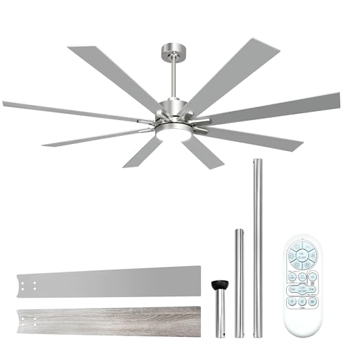 hykolity 62 Inch Ceiling Fan with Light