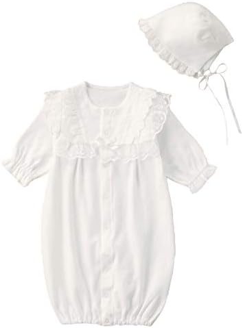 シンク ビー ベビー 日本製 新生児 スムース ドレス 帽子 セット お宮参り セレモニードレス 退院 赤ちゃん 男の子 女の子 ロンパース