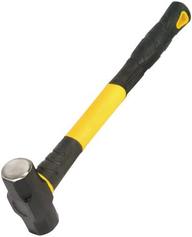 Ludell 11302 Double Face Sledge Hammer with Double Wedged Fiberglass Handle, 2lb, 16" length