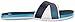 adidas Performance Women's Supercloud Plus Slide W Athletic Sandal,Bright Cyan Blue/White/Collegiate Navy,9 M US
