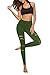 DIBAOLONG Womens High Waist Yoga Pants Cutout Ripped Tummy Control Workout Running Yoga Skinny Leggings Olive XLthumb 4