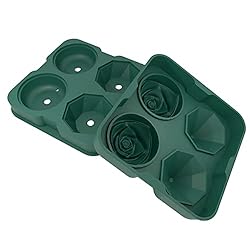 Ice Cube Tray, HANCELANT 2.5inch Ice Cube Molds, 2