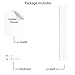 Wallniture Denver Wall Mounted Photo Ledge and Floating Shelf for Chic Home Décor, Wall Hanging Bookshelf, 22 Inch, White