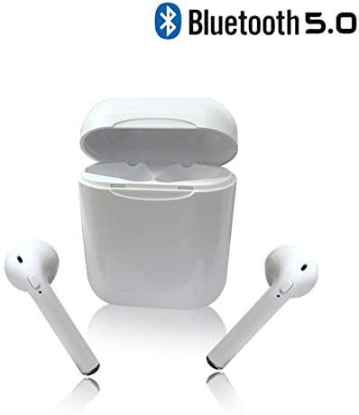 Bluetooth Headsets Wireless Headsets 5.0 Headset Bluetooth in-Ear Earphone Wireless Stereo in-Ear Handsfree for Apple Airpods Android/iPhone