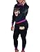 Women's Casual Sweatshirts 2 Pieces Outfits Crewneck Long/Short Sleeve Tiger Printed Top Love Pants Sets Tracksuits Jumpsuits