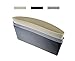 XYZCTEM 2 X Car Seat Side Pocket Caddy Car Seat Slit Pocket Catcher Organizer (Black)