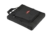 SKB 1U Soft Rack Case, Steel Rails, Heavy Duty zippers, outer pocket, Shoulder straps