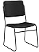 Flash Furniture 5 Pack HERCULES Series 500 lb. Capacity High Density Black Vinyl Stacking Chair with Sled Base