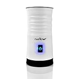 NutriChef  Electric Milk Frother and Warmer, White (PKFMR11WT)