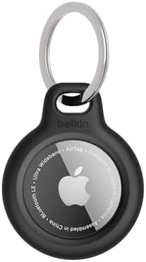 Amazon.com: Apple AirTag FineWoven Key Ring - Black ​​​​​​​ : Cell