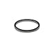 SILVERLINE JEWELRY Stainless Steel Comfort Fit Wedding Band Men 2mm Black Half Sizes 5 to 14