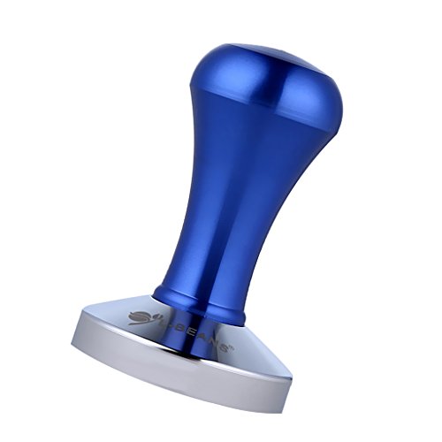 Gazechimp Edelstahl Kaffee Aufschäumen Milch Tee Latte Krug 600ml und 57.5mm Kaffee Tamper Stampfer Set – Bild 4