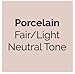Organic Liquid Mineral Foundation Makeup with Aloe - All Natural Vegan Gluten Free Ingredients - Made In USA, Porcelain