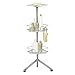 OXO Good Grips Stainless Steel Corner Standing Shower Caddy, 3 ft Tall