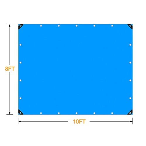 Blue Tarp, Tarps Heavy Duty Waterproof, Waterproof Plastic Poly 16 Mil
