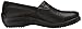 Skechers Women's Savor-Singular Slip-On Loafer,Black Leather,7 M US