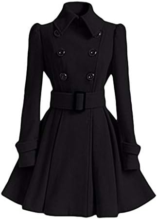 Amazon.com: Sexyshine Women's Winter Double Breasted Dress Coats