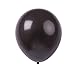 Topenca Party Supplies, 12 Inches Solid Latex Balloons, 50 Pack, Black